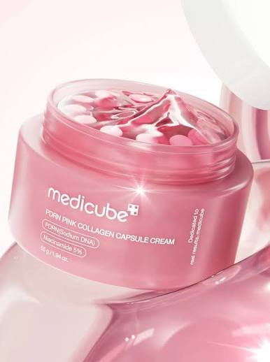 کرم کپسولی کلاژن PDRN PINK مدی کیوب