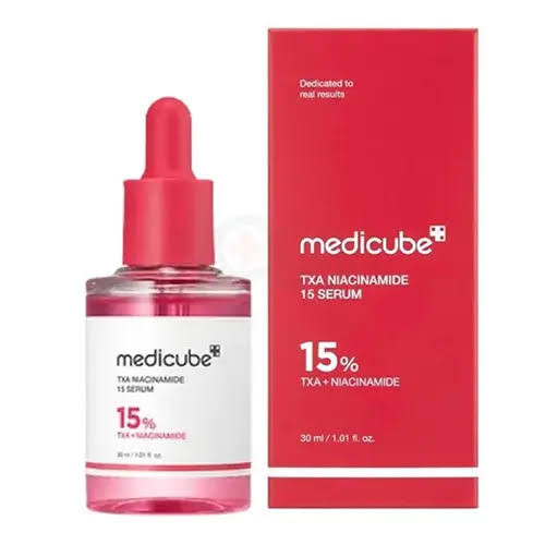 سرم روشن کننده پوست مدیکیوب مدل TXA + NIACINAMIDE 15%